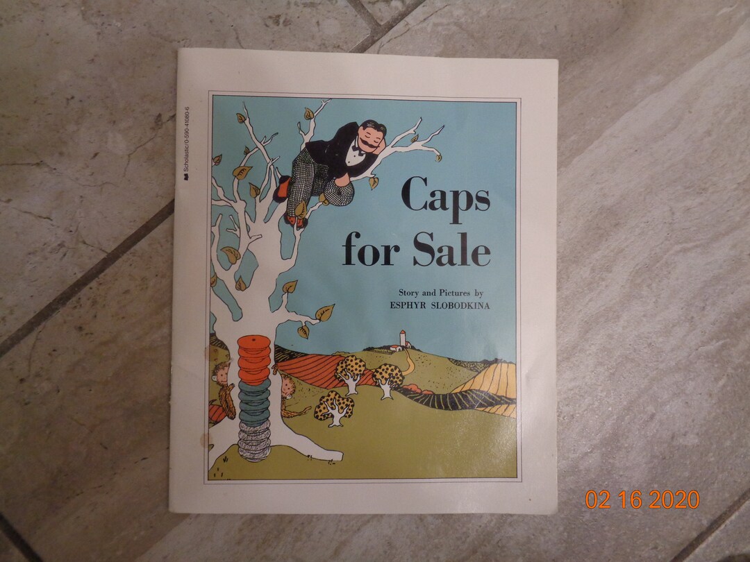 1968 Caps for Sale Story and Pictures by Esphyr Slobodkina Etsy