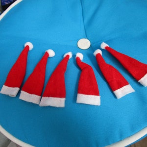 Lot of 6  Tiny Vintage Christmas Hats