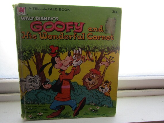 WALT DISNEY’S GOOFYcoloring bookアメリカの古書 Vintage Disney Coloring Book With Stickers - Disney Goofy