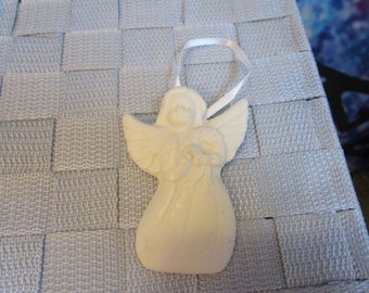 Vintage Girl Angel Christmas Ornament