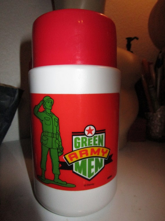 Vintage Thermos Disney Toy Story Green Army Men Thermos 