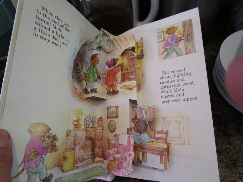 1988 the Wind in the Willows Home Sweet Home A Pop up Book - Etsy