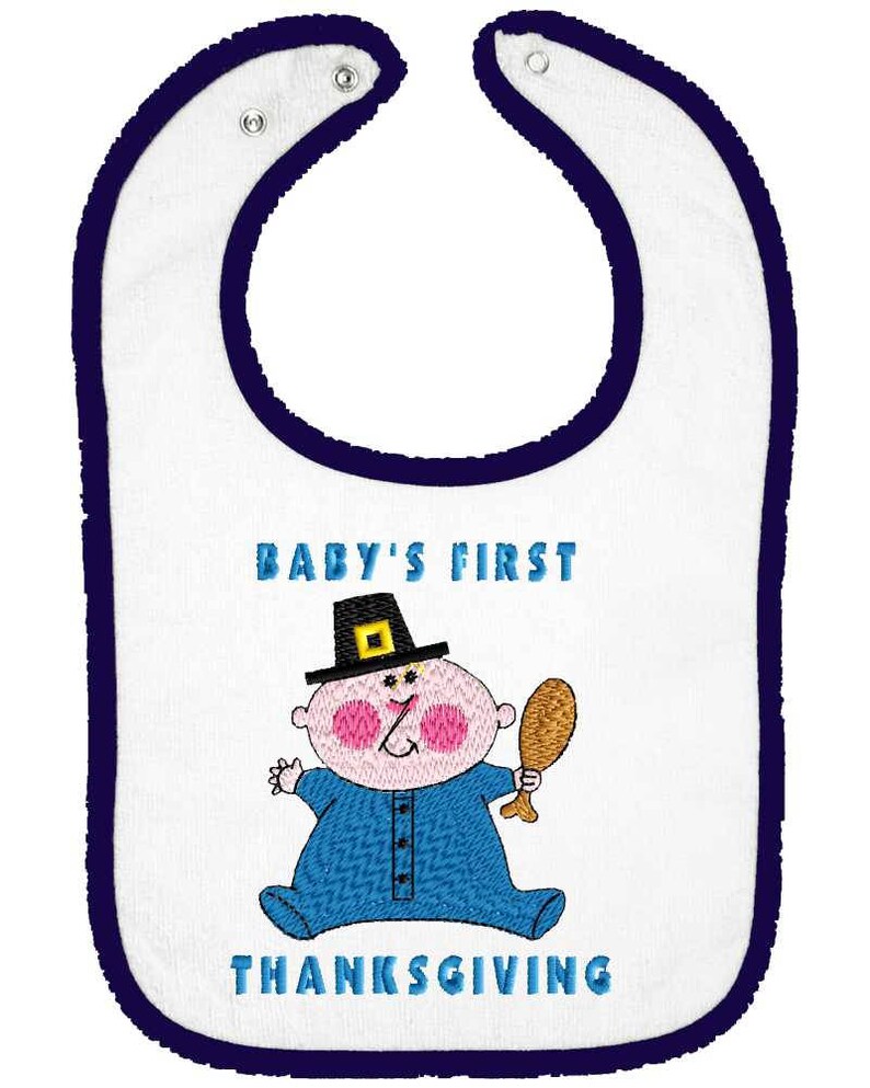 baby's first thanksgiving bib