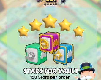 Stars for Vault 100 Stars per order (Please Read The Description & Fast Delivery)