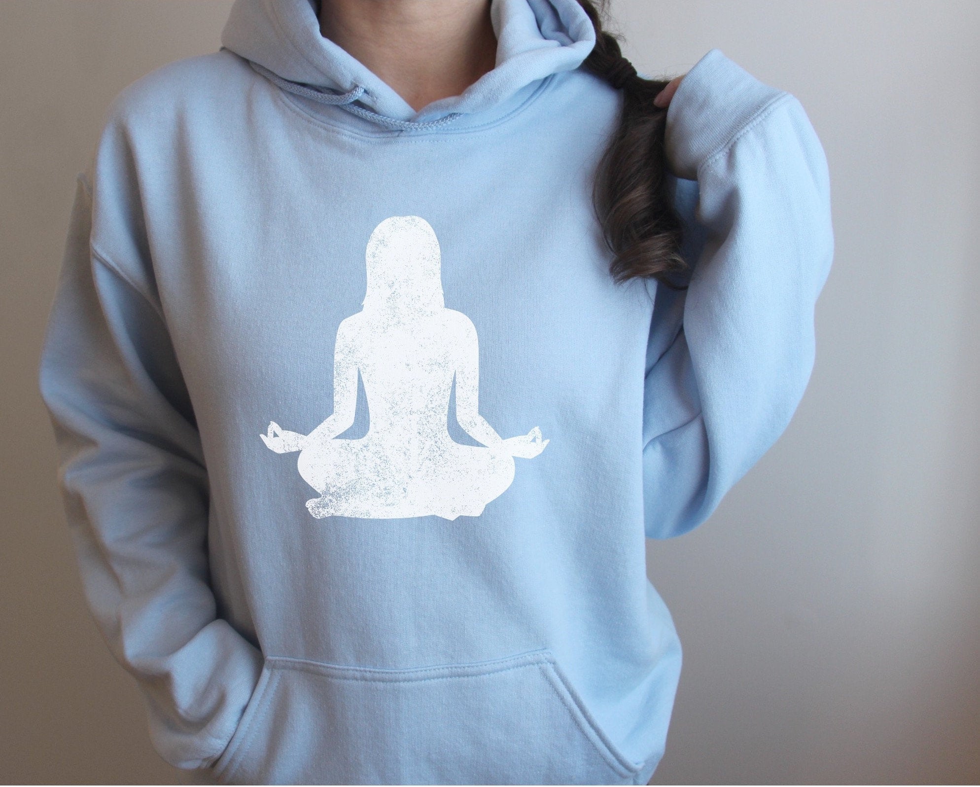 Om Yoga Hooded Sweatshirt Women's Yogi Hoodie Yoga Etsy