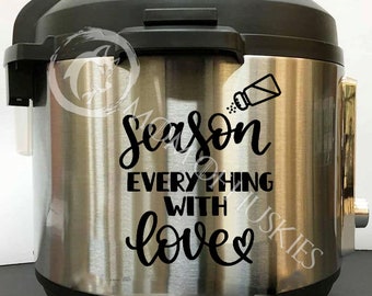 Crock pots Sometimes I even put it in the BREW Funny Decal Sticker for Instant pots or Instapots! I enjoy Cooking with WINE Decal