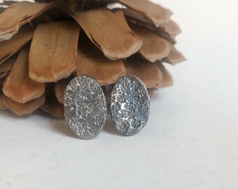 Snowflake Stud Earrings