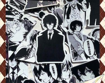 Astuccio Bungo Stray Dogs In Tela – Grande Capacità Doppio Strato + 100 Adesivi PVC Omaggio