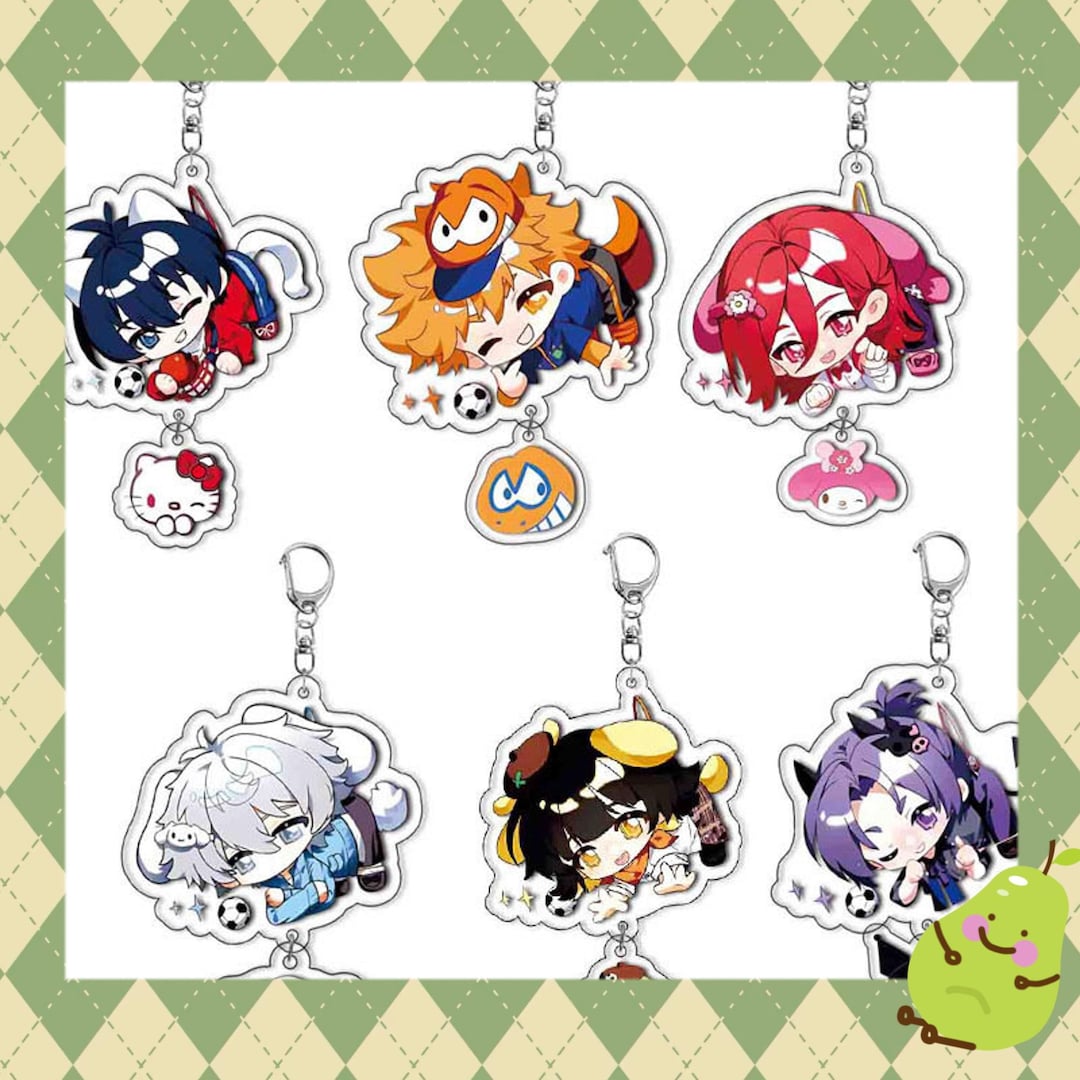 Blue Lock Acrylic Keychain,fan Gift,q-version Keychain - Etsy