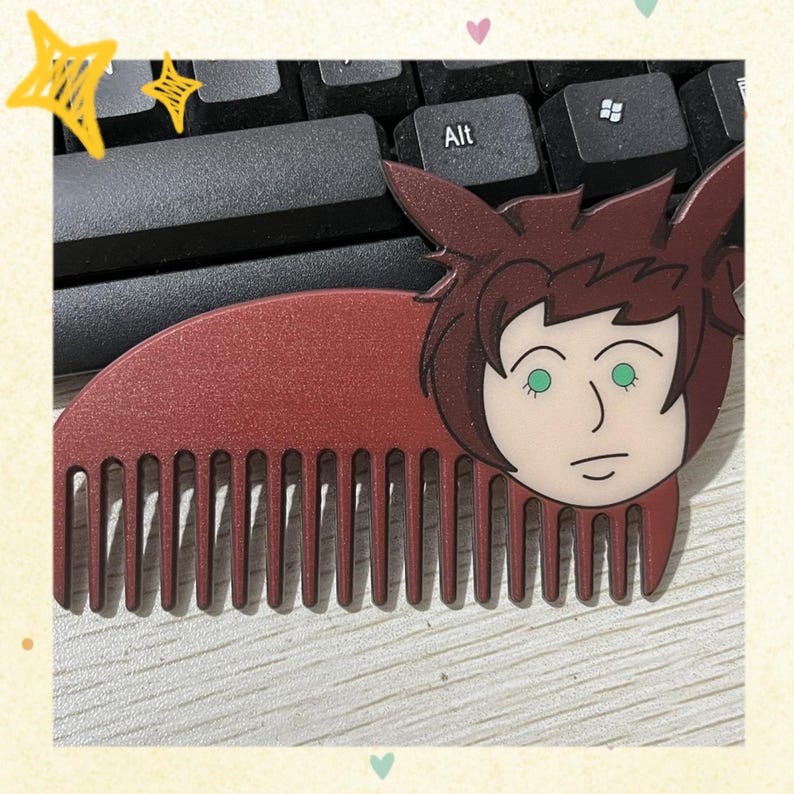 Blue Lock Character Comb,cute Anime Comb,fan Merch - Etsy