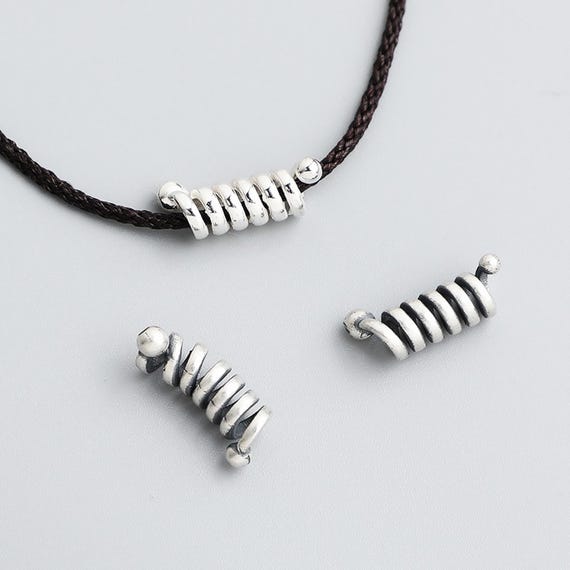 S925 Sterling Silver Thai Silver Ruyi Chinese Knot Bead Spacer