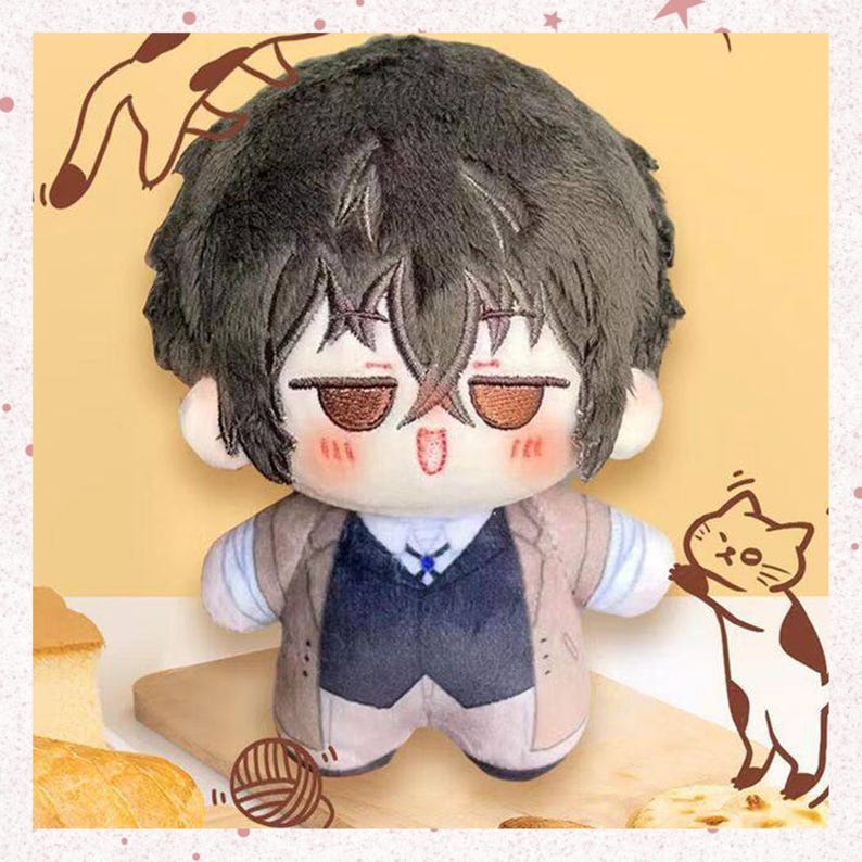 Bungo Stray Dogs Osamu Dazai 10cm plush doll image 4