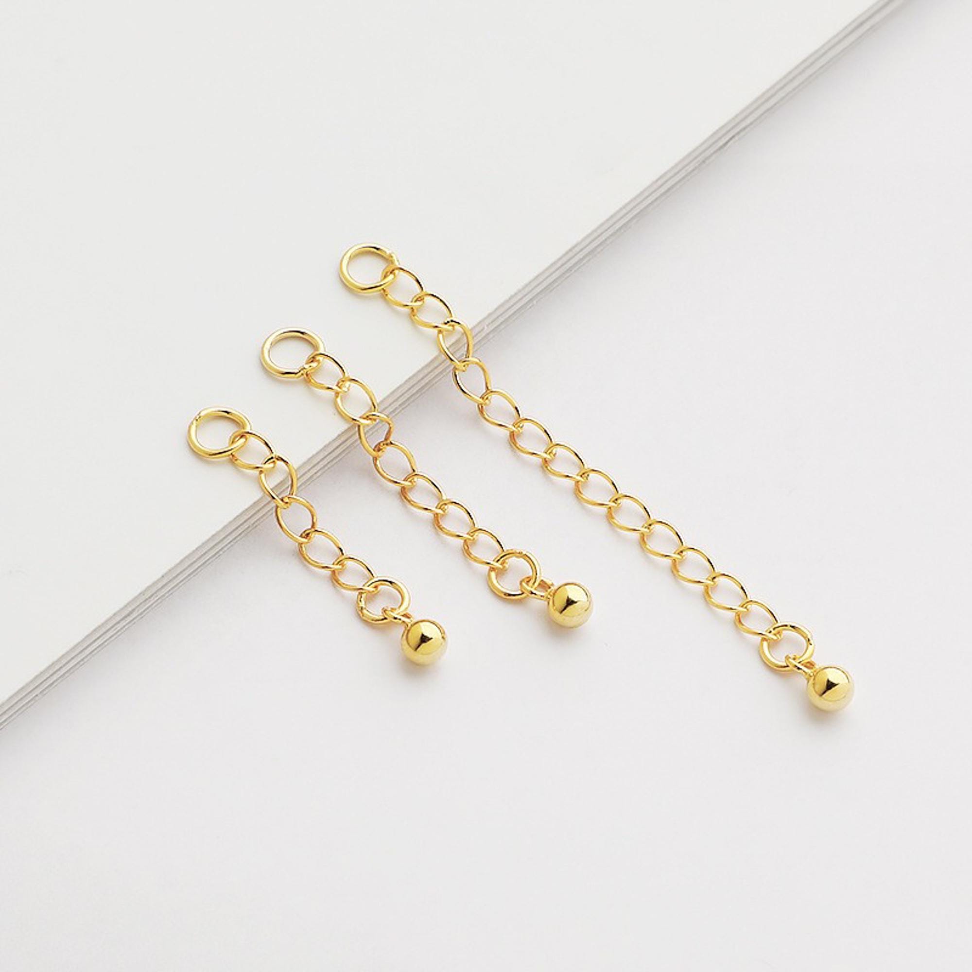 925 Silver Chain Extension Set - Enhance Your Necklace's Length With ...