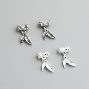 S925 sterling silver-plated glossy elbow bead spacer accessories DIY handmade braided rope beaded bracelet necklace jewelry material