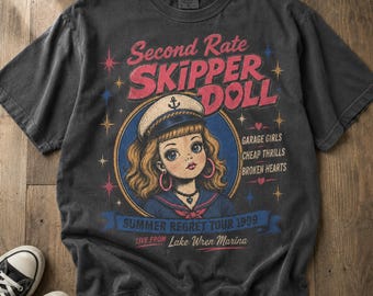 Camiseta retro de banda Comfort Colors / Ropa gráfica de estilo nostálgico americano