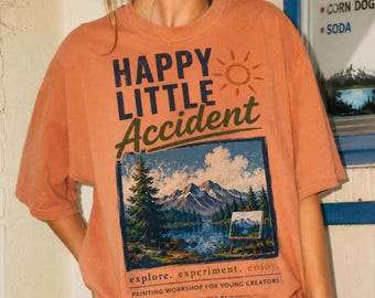 Happy Little Accident Art Camp, Summer Workshop 1994, Americana Nostalgia Apparel