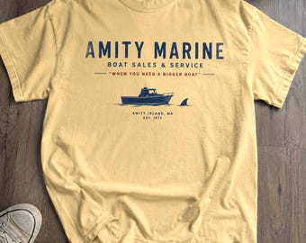 Camiseta vintage de Lake Marina / Camiseta retro americana Comfort Colors / Ropa veraniega nostálgica