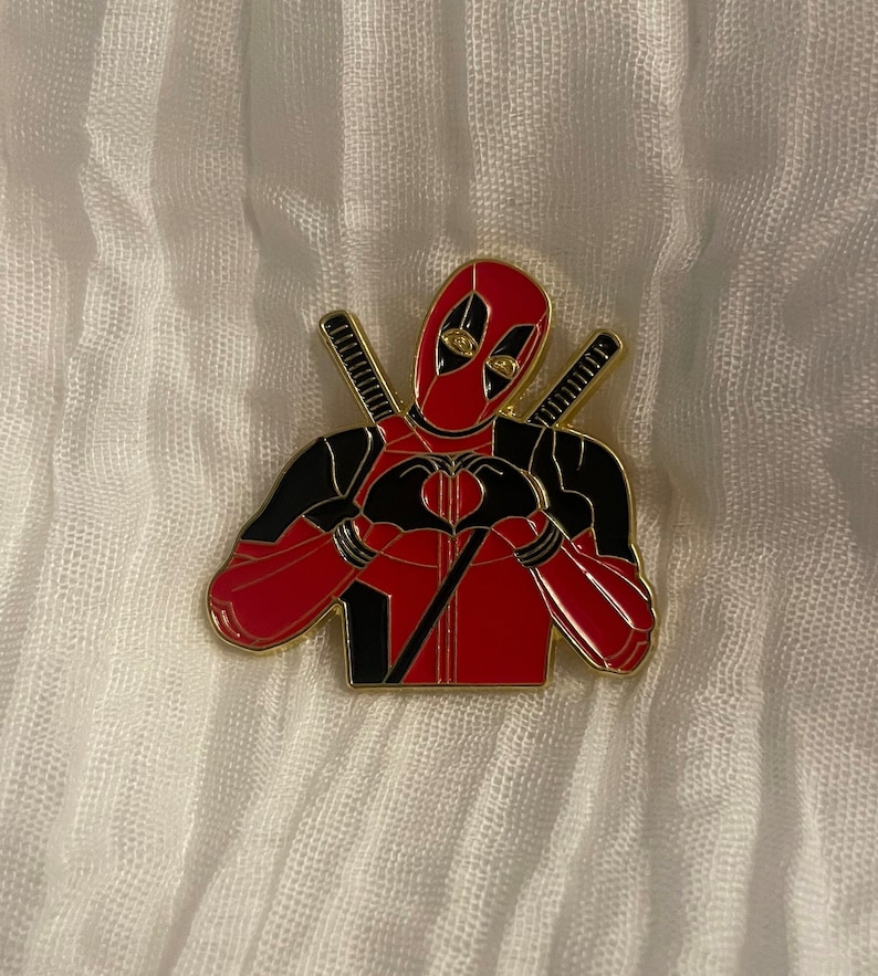 Deadpool Enamel Metal Pin Badges - Etsy