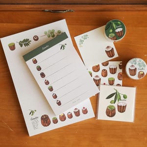 Canelé Serie Notizblock Original Design Notizblock Tagebuch Planer Büro Nachricht Papier Journal Zubehör Schreibwaren Geschenke DIY Hobby To Do Liste
