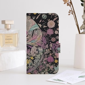 Étui portefeuille à rabat floral pour téléphone William Morris pour iPhone 16 15 14 13 12 11 8 7 SE XR Pro Max, étui portefeuille personnalisé pour téléphone à rabat, porte-cartes