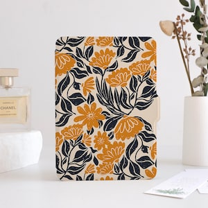 Custodia retrò per Kindle William Morris 2024, custodia per Kindle completamente nuova, custodia per Kindle personalizzata adatta a tutti i modelli Kindle Paperwhite 6,8" 7" Kindle 6" Kindle10th