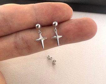 Star Dangle Drop Earrings for Men Women Streetwear Unisex Style