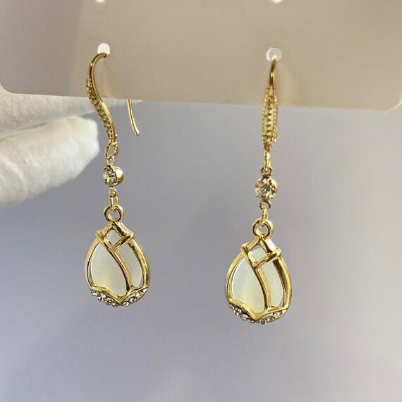 Anello in Ottone con Pietra Occhio di Gatto Giallo | Chapeau Atelier