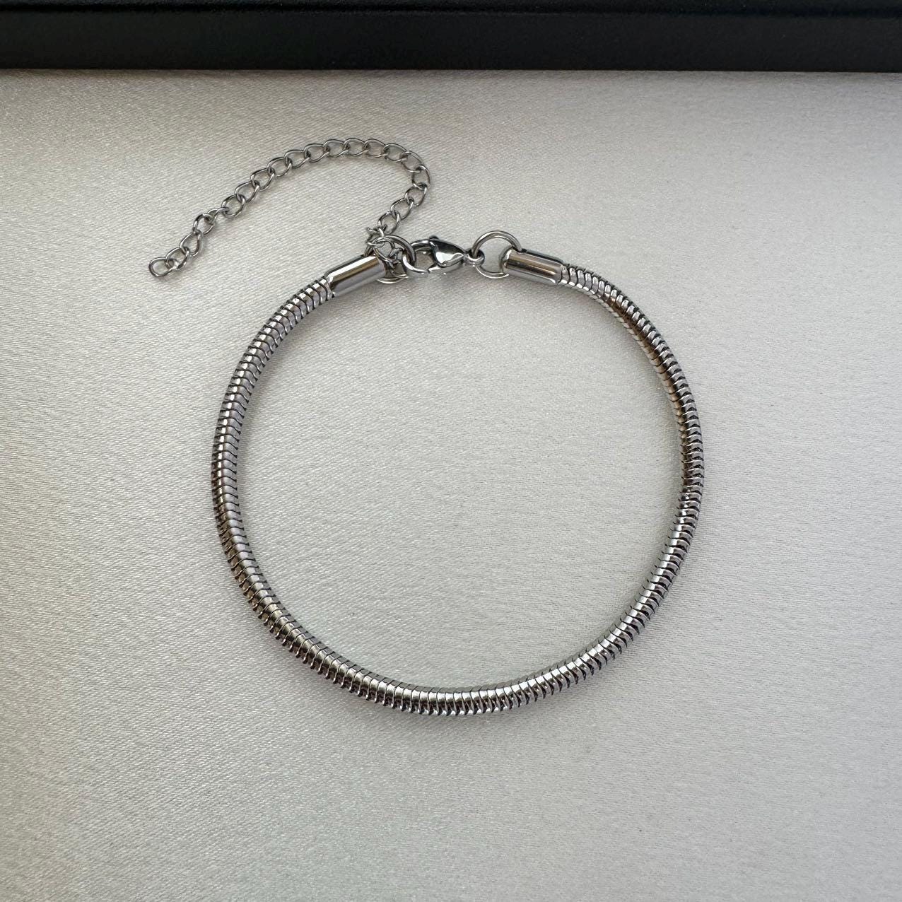 Adjustable Snake Bone Chain Bracelet for Men Women - Etsy