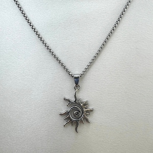 Spiral Sun Necklace - Etsy