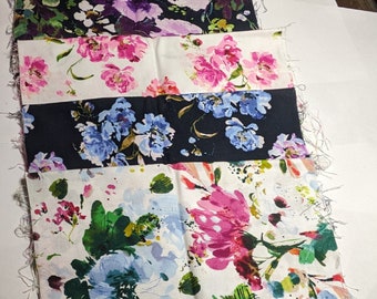 Sale! 1 yard Kelly Ventura florals Windham Fabrics OOP - HTF Read Description. Stored fabric, clean but may need airing out