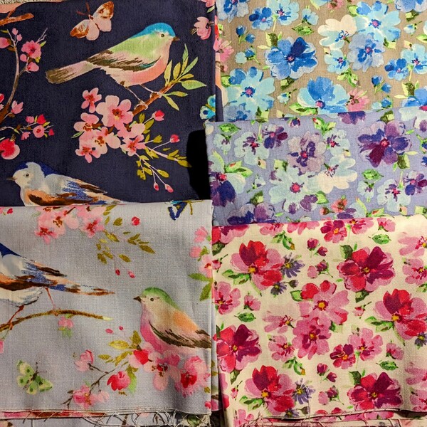 Sale!  1 1/4 yards Serendipity of Windham Fabrics OOP - HTF   READ Description. These are stored fabric, clean but may need airing out