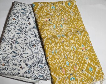 Clearance! 1 yard of Boho Meadow Bethan Janine Dashwood U.K. OOP HTF - Stored fabric, may need to be aired out, it is clean READ below.