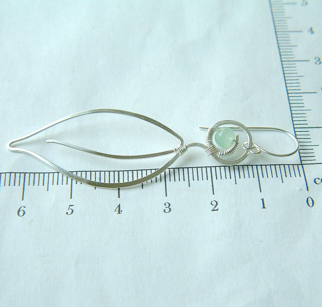 Silver Filigree Leaf Dangle Earrings – Super Lightweight & Delicate, 2.5" Long