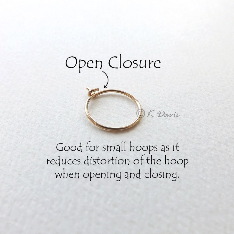 14k Solid Gold Hoops Small Hoop Solid Gold Hoop Earrings Etsy