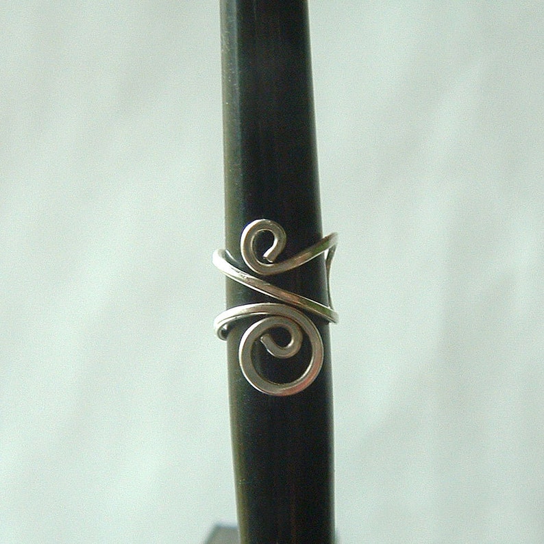 Silver Ear Cuff Swirl Sterling Silver Earcuff earring no pierce simple earring minimalist jewelry gift sterling silver dainty earrings