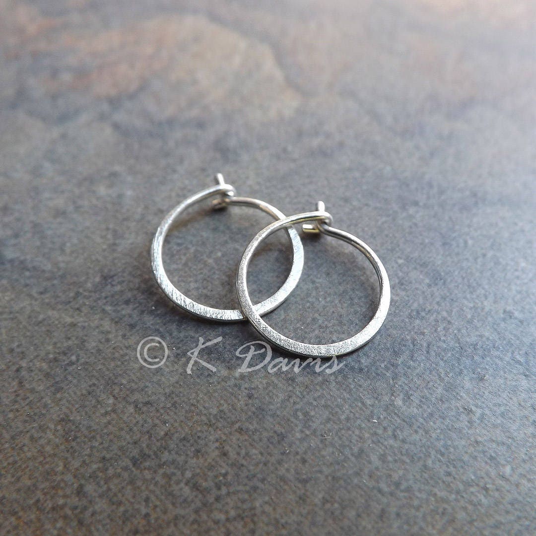 LOVEMBER★silver 925 Essential Hoopsツートンフープイヤリング ツイストフープのSilver925ピアス・イヤリング – OURHOME