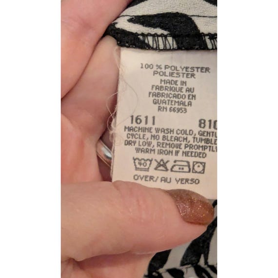 Joan Leslie Petite Zebra Print Button Down Shirt … - image 4