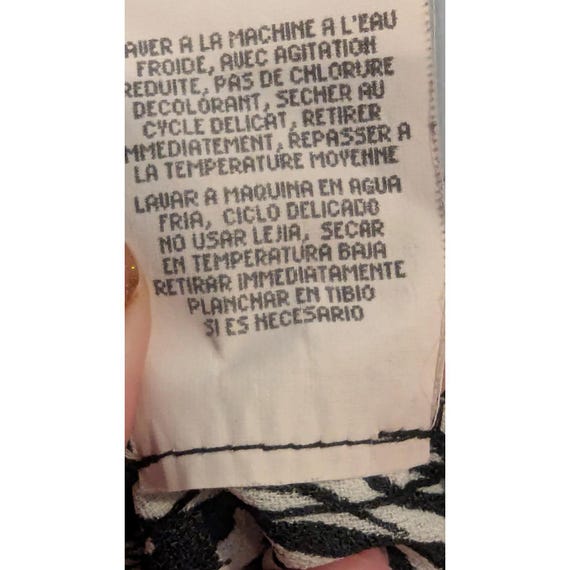 Joan Leslie Petite Zebra Print Button Down Shirt … - image 6