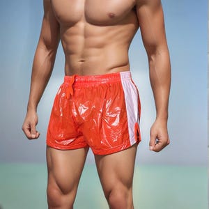 Short Sprint en PU-Nylon brillant