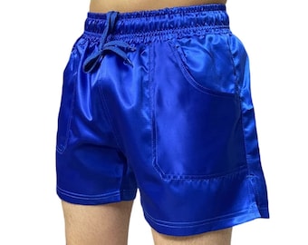 Sleek and Speedy: Retro Revival with Nylon Satin Shorts