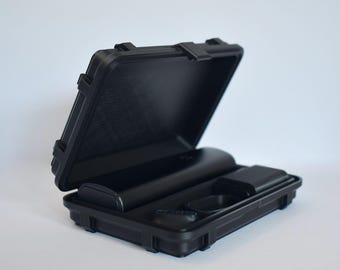 Hardshell Travel Case for Pax Plus and Pax 3 - Basic Black - With Accessory Storage Compartment