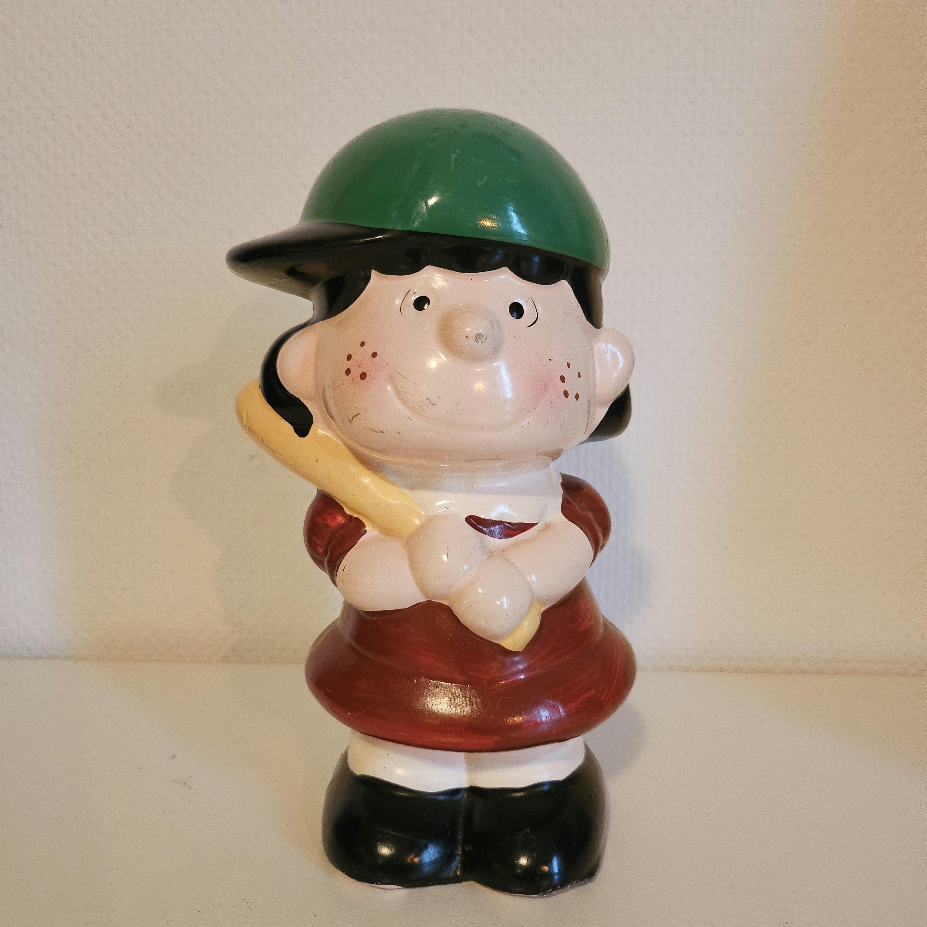 ルーシー（ピーナッツ）のヴィンテージ風セラミック製貯金箱。 - Etsy 日本