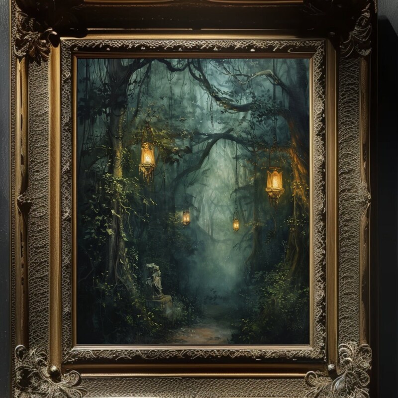 Enchanted Forest Art Print - Etsy