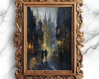 Victorian Landscape Digital Wall Art - Vintage Scenery Poster 19th Century Decor, Historical Artwork, Antique Home Decoration Print - SCE-14