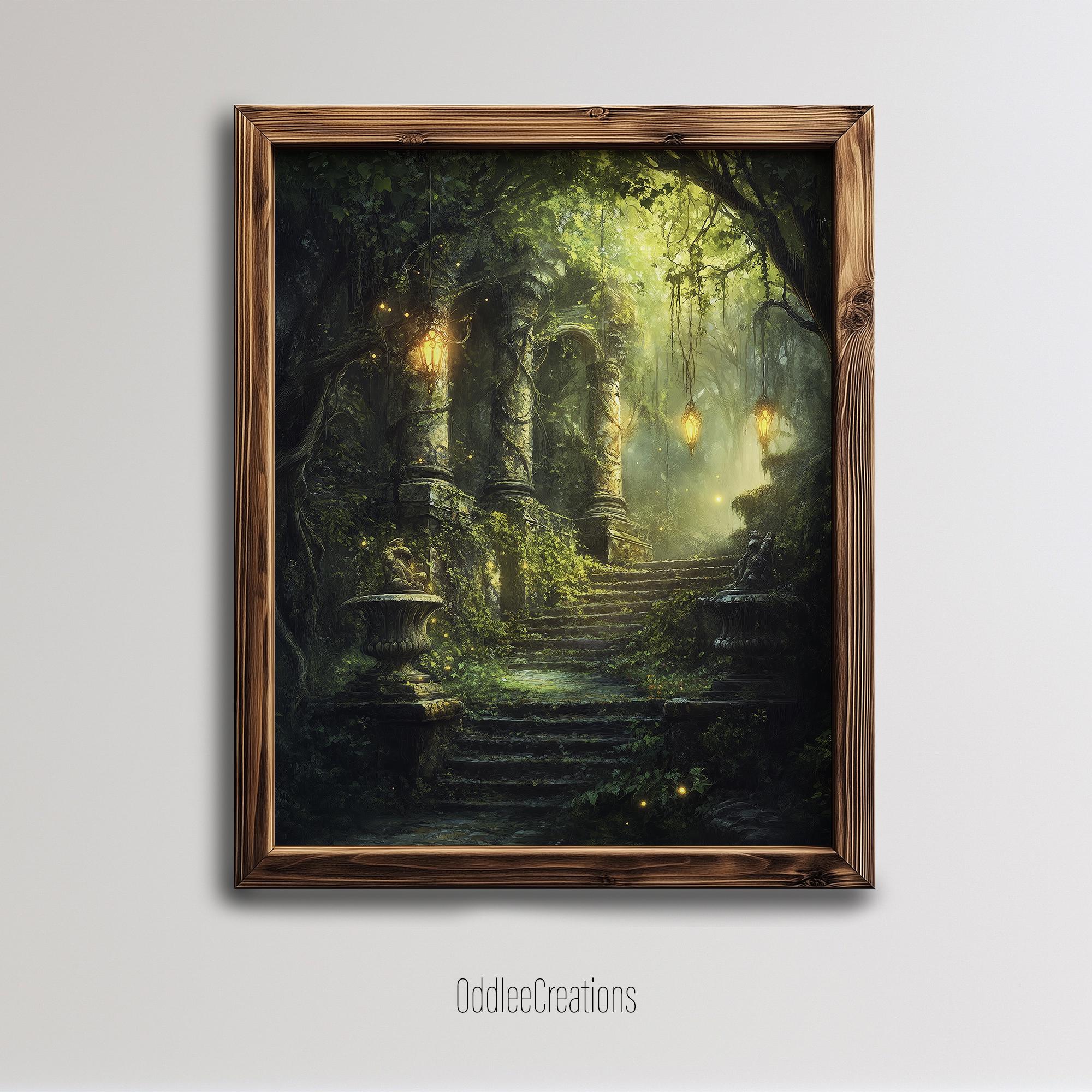 Ruins Landscape Art - Etsy, image size:2000x2000