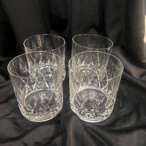 Vintage Lowball Glasses (4)