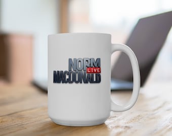 Norm Macdonald Live Kaffeetasse Lustige Java Tasse für Fans Party Geschenk