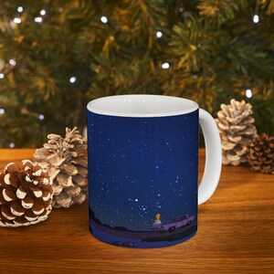 Homer Simpson Sternennacht Kaffeebecher, Geschenk für Fans Bild 5