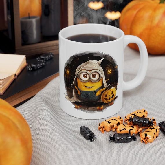 Funny Minions Halloween Coffee Mug, Despicable Me Fans - Etsy