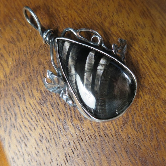 Hypersthene Freeform Pendants Hypersthene Freeform Pendants